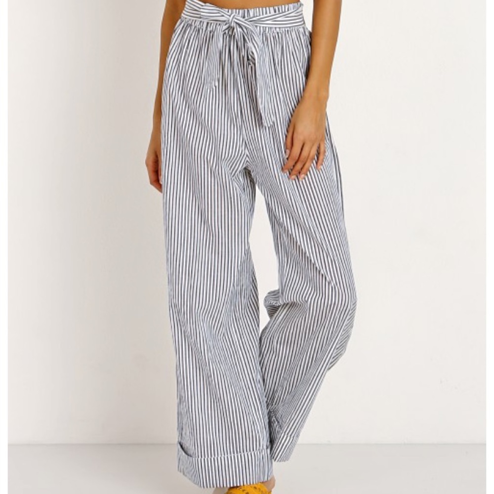 Mara Hoffman Pinstripe Organic Beach Pants